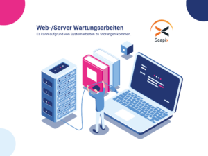 Wartungsarbeiten am Server