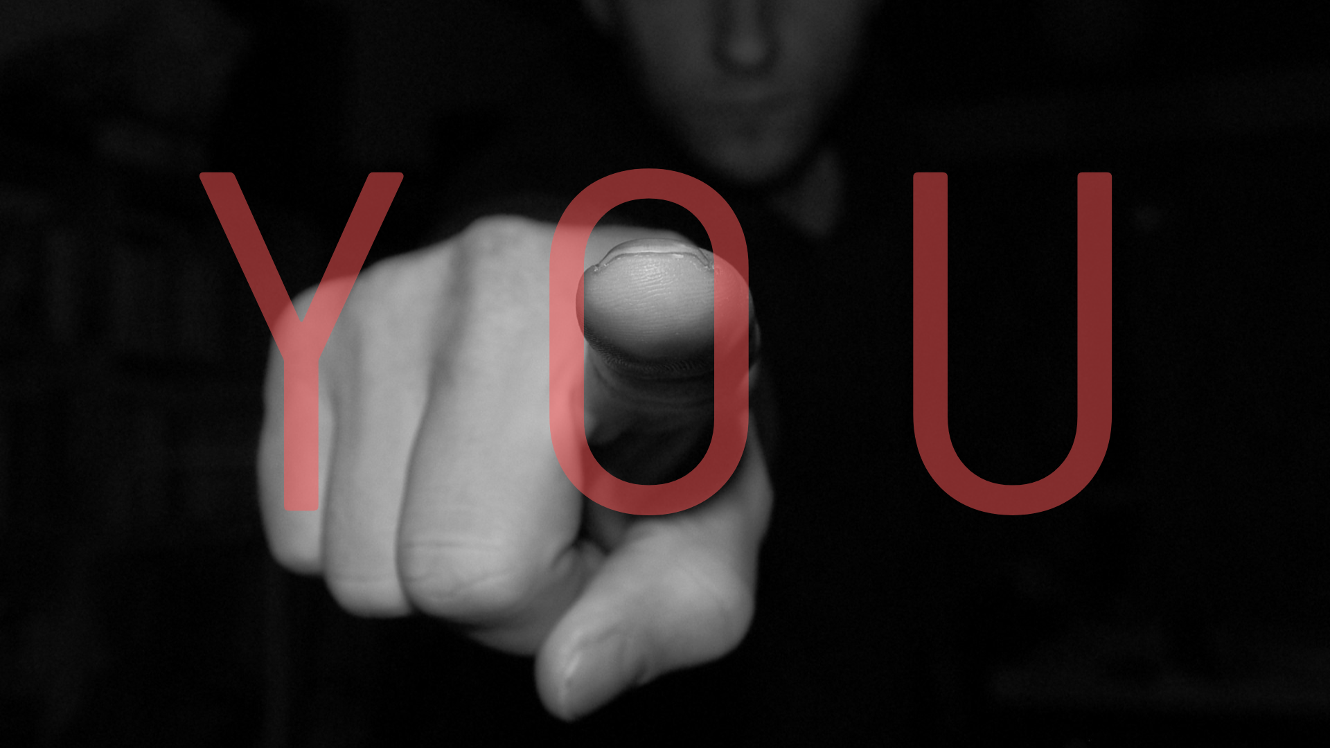 du you Fingerzeig