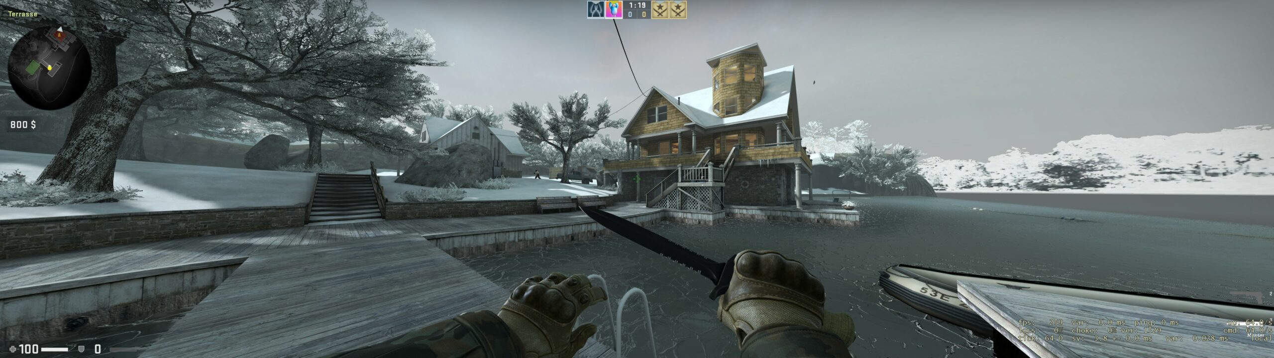 CS:GO de_lake im Winter